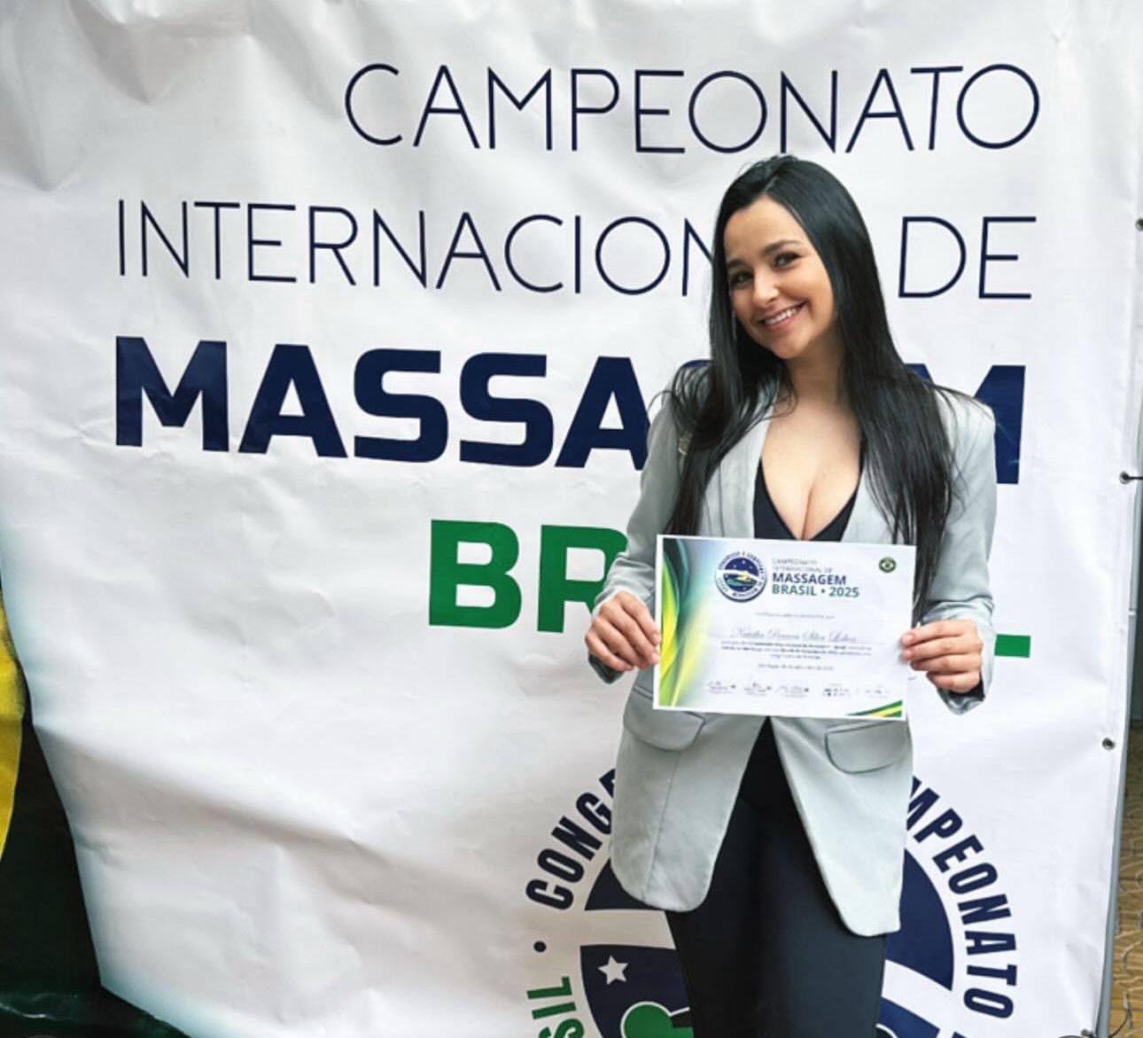 Certificado Campeonato Brasil de Massagem